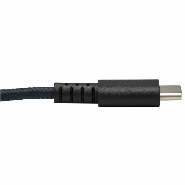 Eaton Tripp Lite Series Heavy-Duty USB-A to USB-C Cable, USB 2.0, UHMWPE and Aramid Fibers, (M/M), Gray, 3 ft. (0.91 m) - Image 4