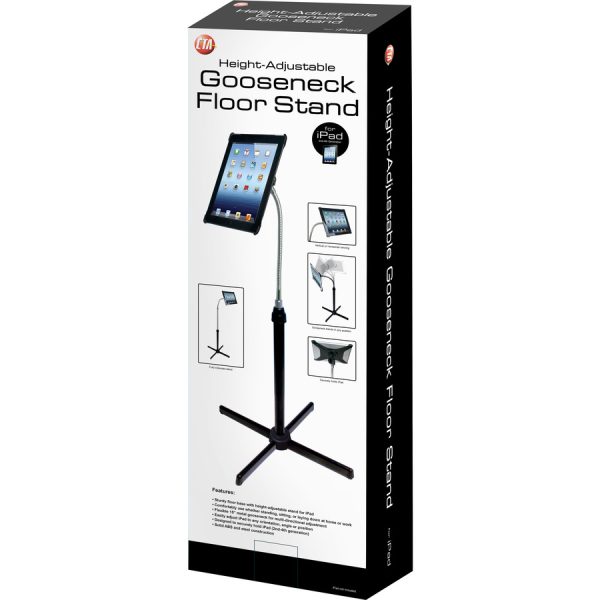 CTA Digital Height Adjustable Gooseneck Floor Stand for 2-4 Generation - Image 2