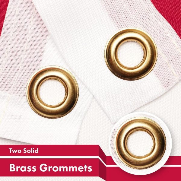 G128 5 Pack: Austria Austrian Flag | 3x5 Ft | Printed 150D Polyester - Indoor/Outdoor, Vibrant Colors, Brass Grommets, Quality Polyester, Much Thicker More Durable Than 100D 75D Polyester - Image 2