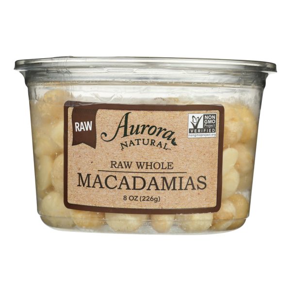 Aurora Natural Products - Raw Whole Macadamias - Case of 12 - 8 oz. - Image 2