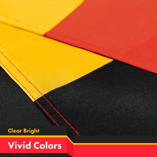 Belgium Belgian Flag 3x5 Ft 5-Pack 150D Printed Polyester By G128 - Image 3