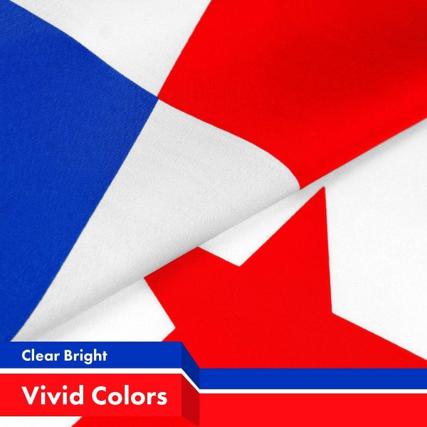 Panama Panamanian Flag 3x5 Ft 2-Pack 150D Printed Polyester By G128 - Image 3