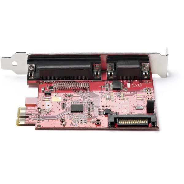 StarTech.com PCIe Card with Serial and Parallel Port, PCI Express Combo Expansion Adapter Card, 1xDB25 Parallel Port, 1x RS232 Serial Port - Image 4