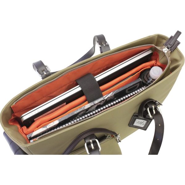 Francine Collection Slim Liberator Carrying Case (Tote) for 14" to 14.1" Notebook - Tan - Image 4
