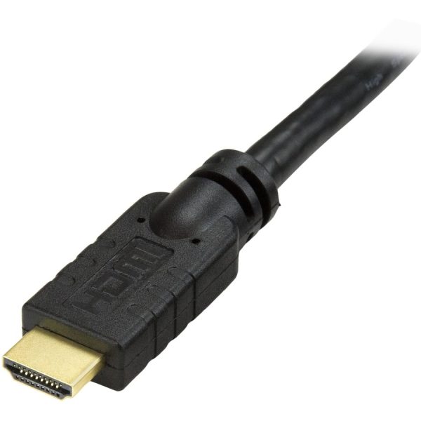 StarTech.com 20ft HDMI Cable, 4K High Speed HDMI Cable with Ethernet, 4K 30Hz UHD HDMI Cord M/M, 4K HDMI 1.4 Video/Display Cable, Black - Image 2