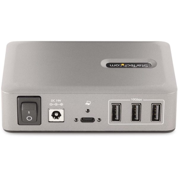 StarTech.com 10-Port USB-C Hub, 8x USB-A + 2x USB-C, Self-Powered w/ 65W Power Supply, USB 3.1 10Gbps Desktop/Laptop USB Hub w/ Charging - Image 3