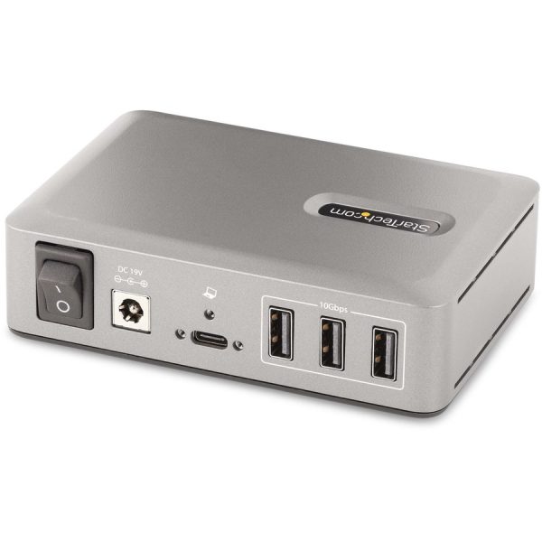 StarTech.com 10-Port USB-C Hub, 8x USB-A + 2x USB-C, Self-Powered w/ 65W Power Supply, USB 3.1 10Gbps Desktop/Laptop USB Hub w/ Charging - Image 4