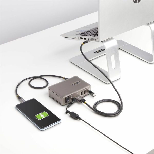 StarTech.com 10-Port USB-C Hub, 8x USB-A + 2x USB-C, Self-Powered w/ 65W Power Supply, USB 3.1 10Gbps Desktop/Laptop USB Hub w/ Charging - Image 9