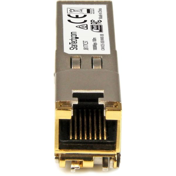 StarTech.com HPE J8177C Compatible SFP Module - 1000BASE-T - 1GE Gigabit Ethernet SFP SFP to RJ45 Cat6/Cat5e - 100m - Image 2