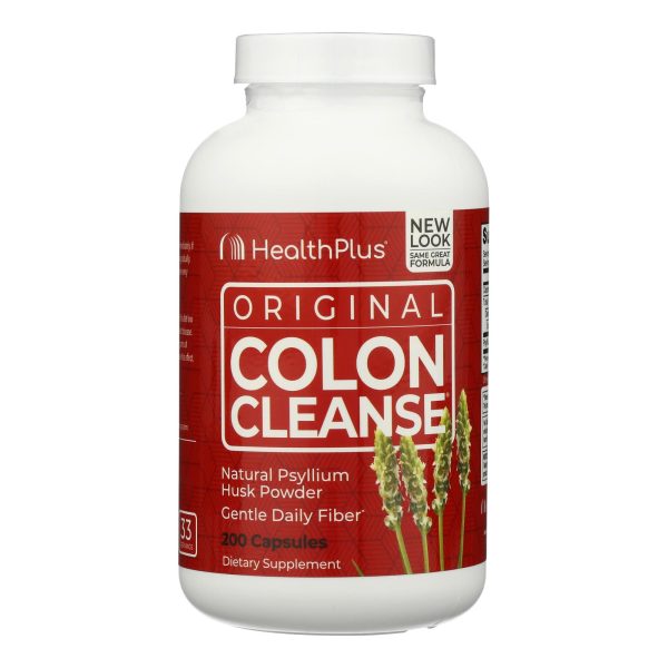 Health Plus - The Original Colon Cleanse - 200 Capsules - Image 2