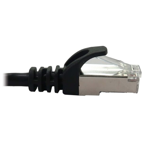Eaton Tripp Lite Series Cat6a 10G Snagless Shielded Slim STP Ethernet Cable (RJ45 M/M), PoE, Black, 3 ft. (0.9 m) - Image 4