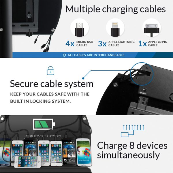 ChargeTech Floor Stand Charging Station - Image 3