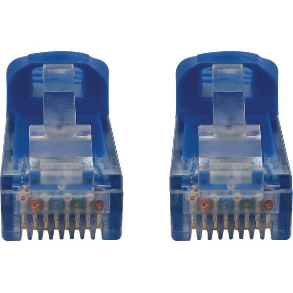 Eaton Tripp Lite Series Cat6a 10G Snagless Molded UTP Ethernet Cable (RJ45 M/M), PoE, Blue, 10 ft. (3.1 m) - Image 3