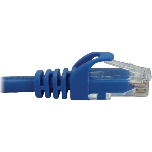 Eaton Tripp Lite Series Cat6a 10G Snagless Molded UTP Ethernet Cable (RJ45 M/M), PoE, Blue, 10 ft. (3.1 m) - Image 4