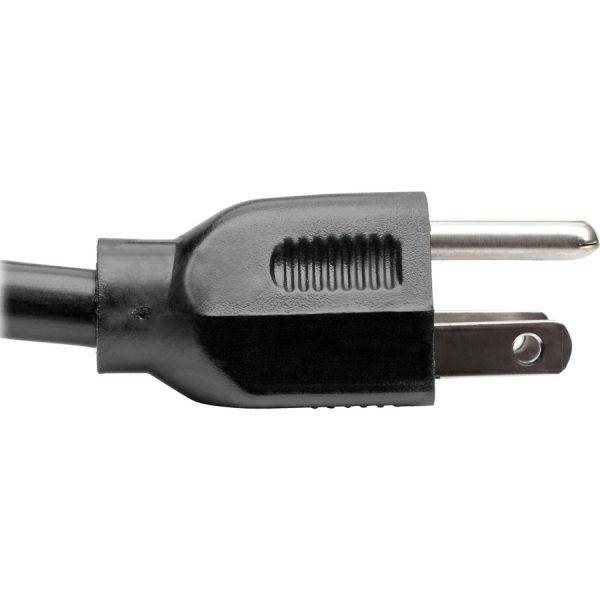Eaton Tripp Lite Series Power Extension Cord, NEMA 5-15P to NEMA 5-15R - Heavy-Duty, 15A, 120V, 14 AWG, 10 ft. (3.05 m), Black - Image 6