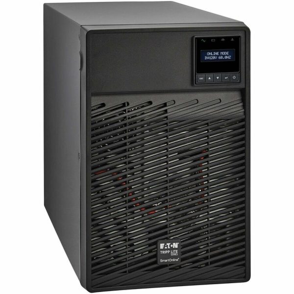 Eaton Tripp Lite Series SmartOnline 120V 700VA 630W Double-Conversion UPS, 6 Outlets, Network Card Option, LCD, USB, DB9, Tower