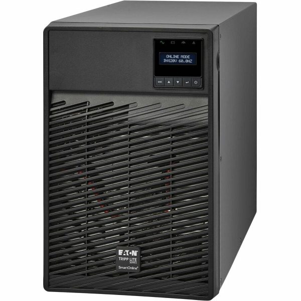 Eaton Tripp Lite Series SmartOnline 120V 700VA 630W Double-Conversion UPS, 6 Outlets, Network Card Option, LCD, USB, DB9, Tower - Image 2