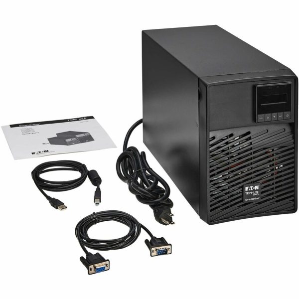 Eaton Tripp Lite Series SmartOnline 120V 700VA 630W Double-Conversion UPS, 6 Outlets, Network Card Option, LCD, USB, DB9, Tower - Image 3