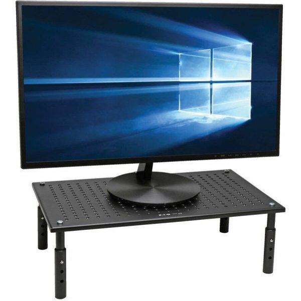 Eaton Tripp Lite Series Monitor Riser for Desk, 18 x 11 in. - Height Adjustable, Metal, Black - Image 2