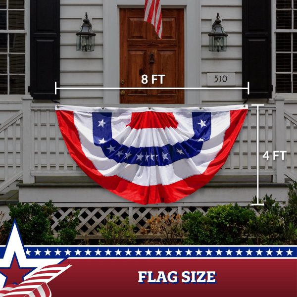 Fan Flag 4x8FT 10-Pack Embroidered Polyester By G128 - Image 8
