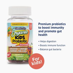 Clear Buddy Organic Kids Probiotic Gummies