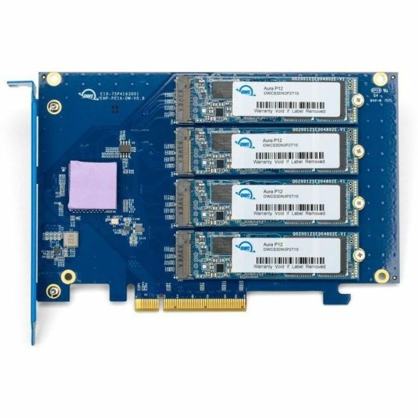 OWC 8TB Accelsior 4M2 NVMe PCIe 3.0 RAID Storage Solution With SoftRAID - Image 7