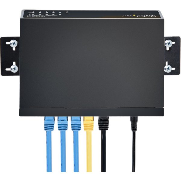 StarTech.com Unmanaged 2.5G Switch, 5 Port 2.5GBASE-T Unmanaged Ethernet Switch, Din Rail | Wall Mount, Multi-Gigabit, Auto-MDIX, 9K Jumbo - Image 9