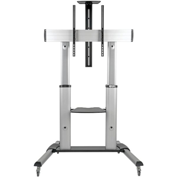 Eaton Tripp Lite Series Heavy-Duty Rolling TV Stand, Height Adjustable, 60" - 100" Screens - Image 4