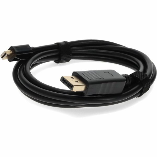 6ft Mini-DisplayPort 1.1 Male to DisplayPort 1.2 Male Black Cable For Resolution Up to 3840x2160 (4K UHD)
