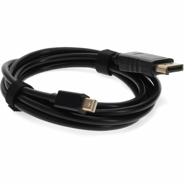 6ft Mini-DisplayPort 1.1 Male to DisplayPort 1.2 Male Black Cable For Resolution Up to 3840x2160 (4K UHD) - Image 7