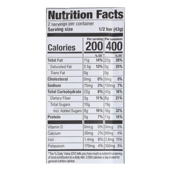 Probar Organic Peanut Butter Chocolate Chip Bar - Case of 12 - 3 oz - Image 3