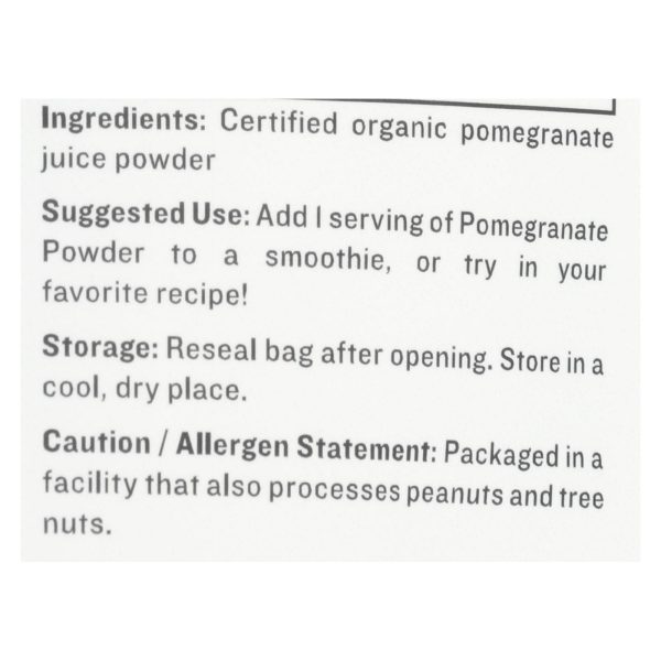 Sunfood - Pomegranate Powder - 1 Each-4 OZ - Image 3