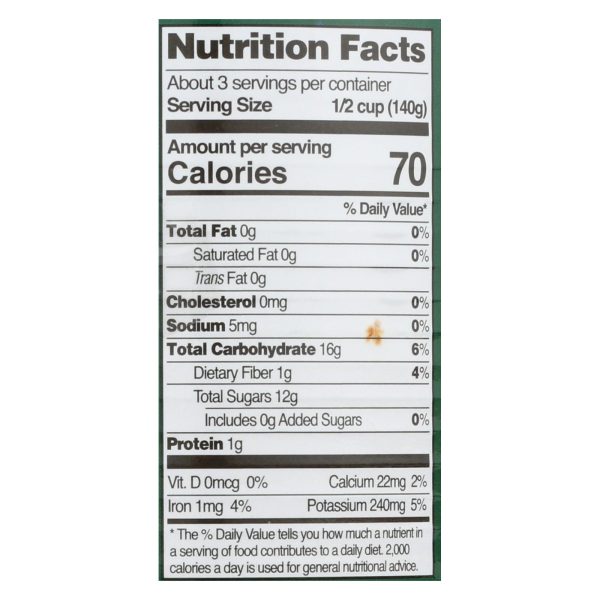 Native Forest Organic Chunks - Papaya - Case of 6 - 14 oz. - Image 3