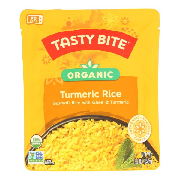 Tasty Bite - Rice Turmeric - Case of 6-8.8 OZ - Image 3
