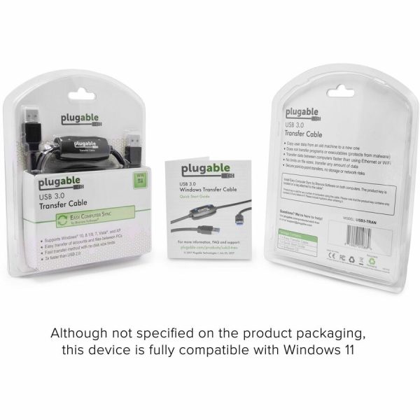 Plugable USB 3.0 Transfer Cable, Unlimited Use, Transfer Data Between 2 Windows PC's - Image 5