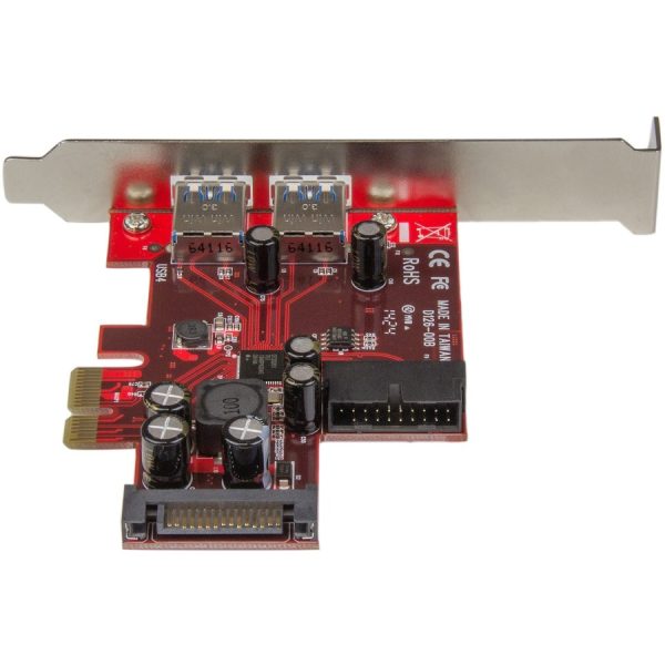 StarTech.com 4 Port PCI Express USB 3.0 Card - 5Gbps - 2 External & 2 Internal (IDC) - SATA Power - Image 4