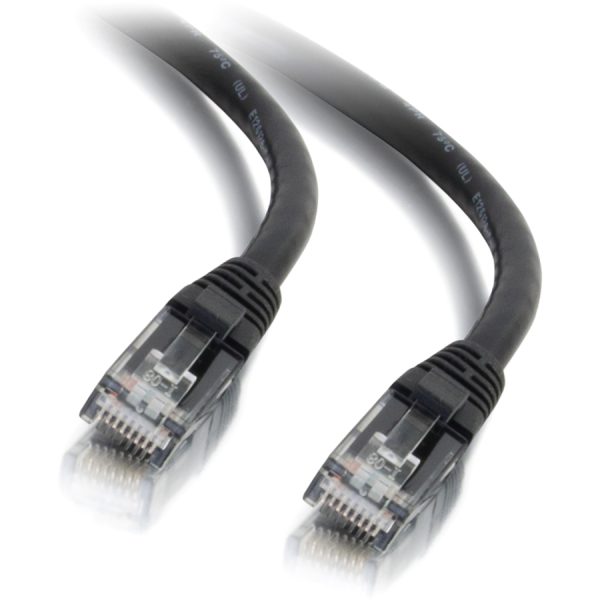 C2G 50ft Cat6 Ethernet Cable - 550MHz - Snagless - Black - Image 3