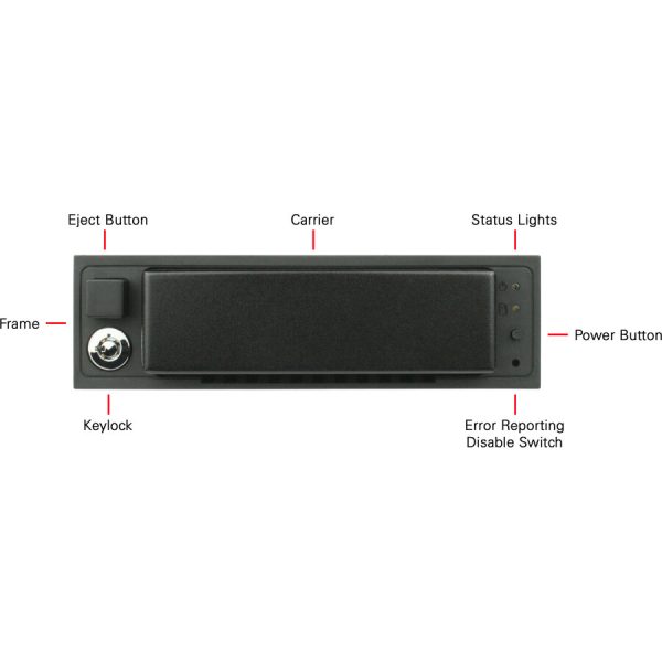 CRU Data Express DX175 Drive Bay Adapter Internal - Black - Image 7