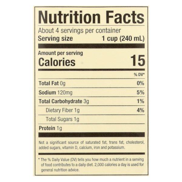 Pacific Natural Foods Vegetable Broth - Low Sodium - Case of 12 - 32 Fl oz. - Image 3