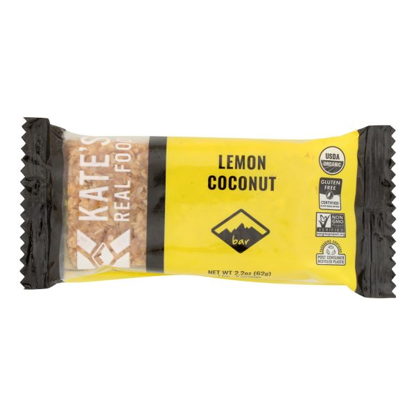 Kate's Real Food - Bar Organic Bivy Lemon Coconut - Case of 12 - 2.2 OZ - Image 2