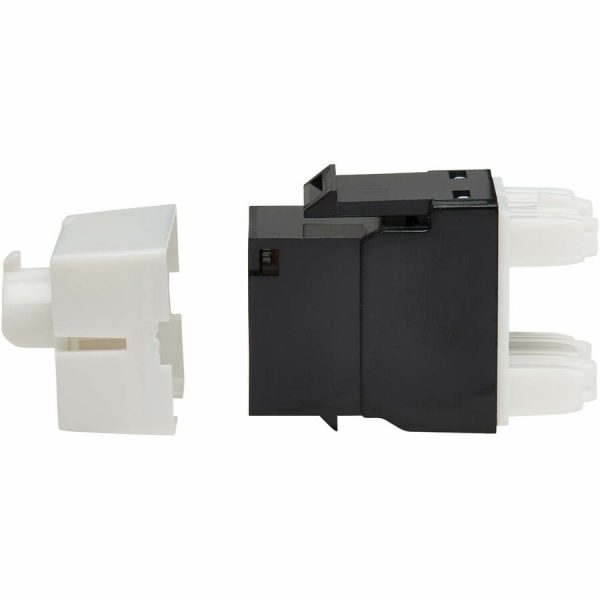 Eaton Tripp Lite Series Cat6a Keystone Jacks, 10 Pack - 4PPoE Compliant, 110/Krone, 568A/B, RJ45 Ethernet, Black, TAA - Image 6