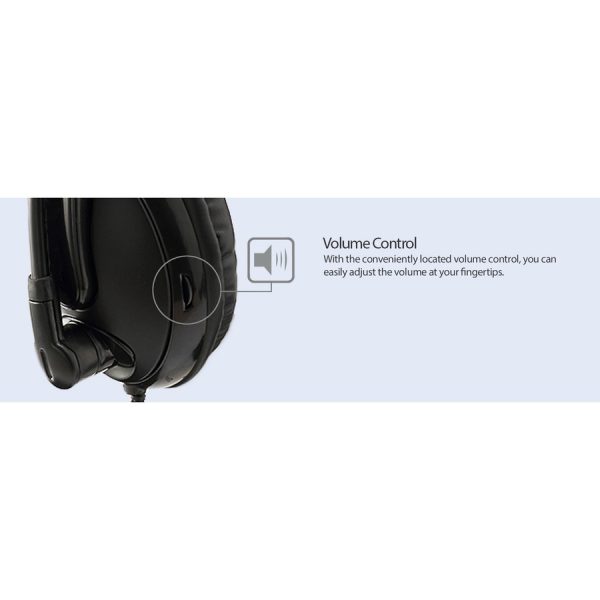 Adesso Xtream H5U - USB Stereo Headset with Microphone - Noise Cancelling - Wired- Lightweight - Image 7