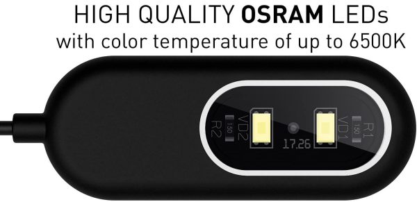 Fish Tank Light   Clip On Aquarium Light   Aquarium Light for Plants   LED Flexible Lamp for Freshwater Nano Aquarium Light   PicoSoft Black 3 Gallon - Image 4