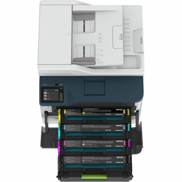 Xerox C235/DNI Laser Multifunction Printer-Color-Copier/Fax/Scanner-24 ppm Mono/24 ppm Color Print-600x600 dpi Print-Automatic Duplex Print-30000 Pages-251 sheets Input-3600 dpi Optical Scan-Wireless LAN-Mopria-Wi-Fi Direct-Chromebook - Image 3