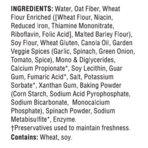 Tumaro'S 8-inch Garden Veggie Carb Wise Wraps - Case of 6 - 8 CT