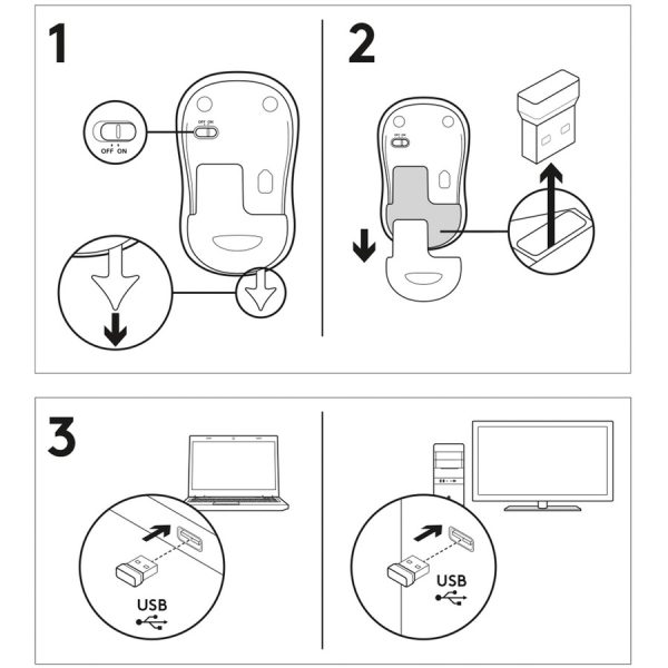 Logitech M185 Wireless Mouse - Image 7