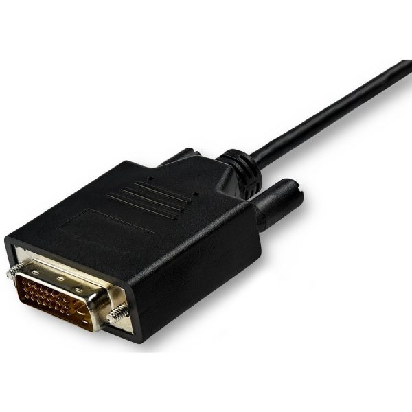 StarTech.com 10ft (3m) USB C to DVI Cable - 1080p USB Type-C to DVI-Digital Video Display Adapter Monitor Cable - Works w/ Thunderbolt 3 - Image 2