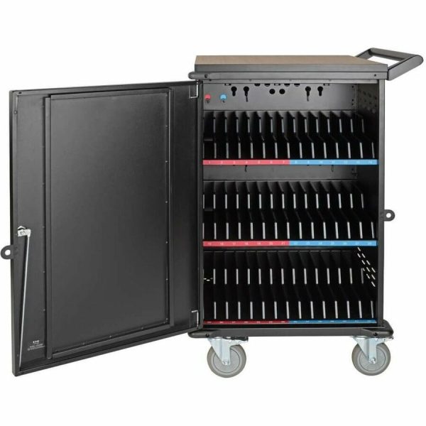 Eaton Tripp Lite Series 42-Device AC Mobile Charging Cart - Laptops and Chromebooks, 120V, NEMA 5-15P, 10 ft. (3.05 m) Cord, Black - Image 4