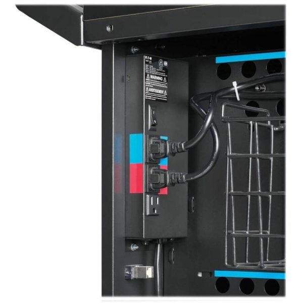Eaton Tripp Lite Series 42-Device AC Mobile Charging Cart - Laptops and Chromebooks, 120V, NEMA 5-15P, 10 ft. (3.05 m) Cord, Black - Image 8