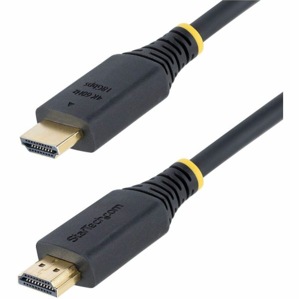 StarTech.com 1ft (30cm) High Speed HDMI Cable, 4K 60Hz/1440p 144Hz, 18Gbps, UHD HDMI 2.0 Cord, TPE Jacket - Image 2